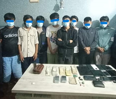ब्राउन सुगरसहित कोटेश्वरबाट आठजना पक्राउ