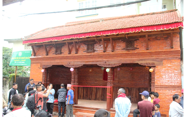 तीन सय वर्ष पुरानो ‘ग्वलः दे फल्चा’ र ‘नरसिंह’ पाटी पुनःनिर्माण