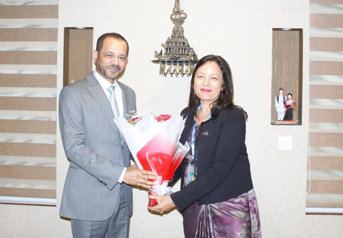 ओमानका विदेशमन्त्री काठमाडौंमा