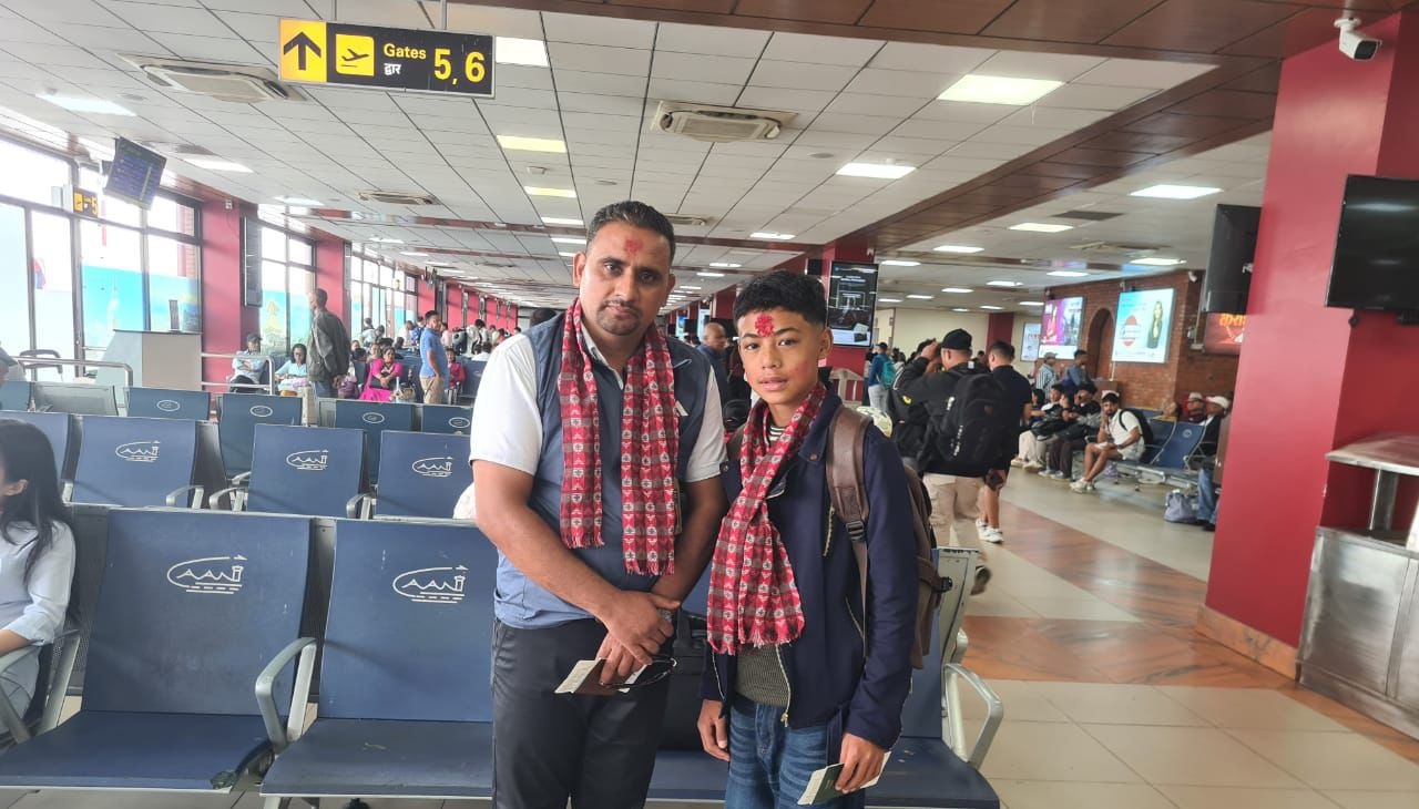 तेक्वान्दो खेल्न भिजन तामाङ दक्षिण कोरिया प्रस्थान