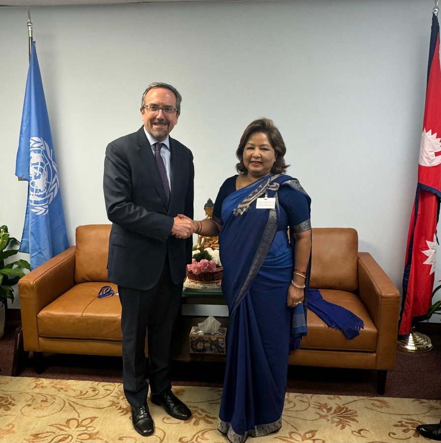 परराष्ट्रमन्त्री राणा र अमेरिकी उपमन्त्री वासबीच न्युयोर्कमा भेटवार्ता