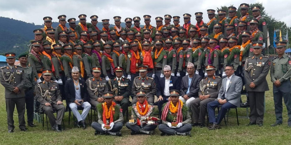 ६७ जना सशस्त्र प्रहरी सहायक निरीक्षक दीक्षित