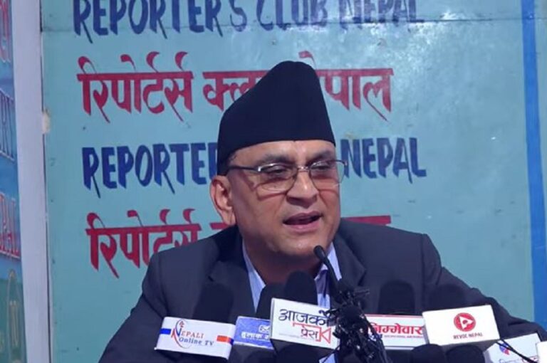 एमालेसँग प्रतिस्पर्धा गर्न दल खोलेर आउन बालेनलाई  नेता पोखरेलको चुनौती