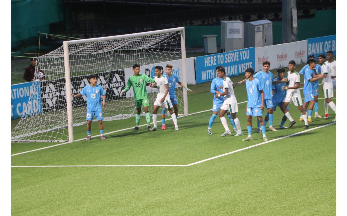साफ यु–१७ च्याम्पियनसिपमा भारतद्वारा बंगलादेश पराजित