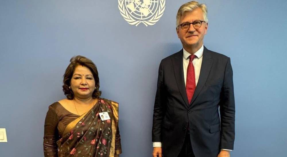 परराष्ट्रमन्त्री र राष्टसङ्घका उपमहासचिवबीच भेट