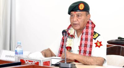 निर्वाचनलाई सुरक्षित तबरले सम्पन्न गर्न प्रधान सेनापतिको निर्देशन