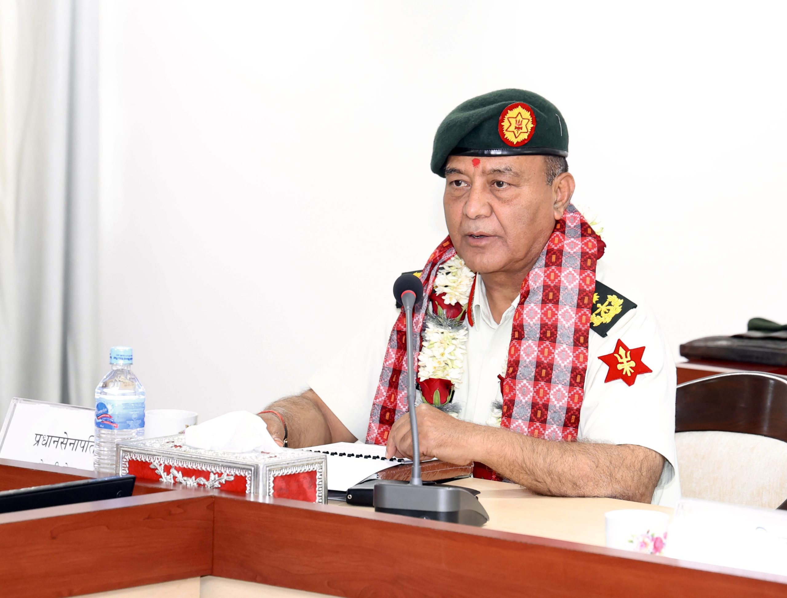 निर्वाचनलाई सुरक्षित तबरले सम्पन्न गर्न प्रधान सेनापतिको निर्देशन