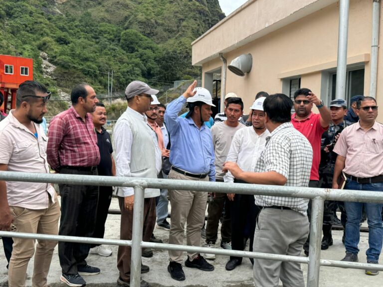 मध्यभोटेकोशीबाट एक महिनाभित्र विद्युत उत्पादन सुरु हुने