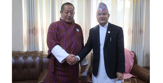 वनमन्त्री शाही र भुटानका ऊर्जा मन्त्रीबीच भेटवार्ता