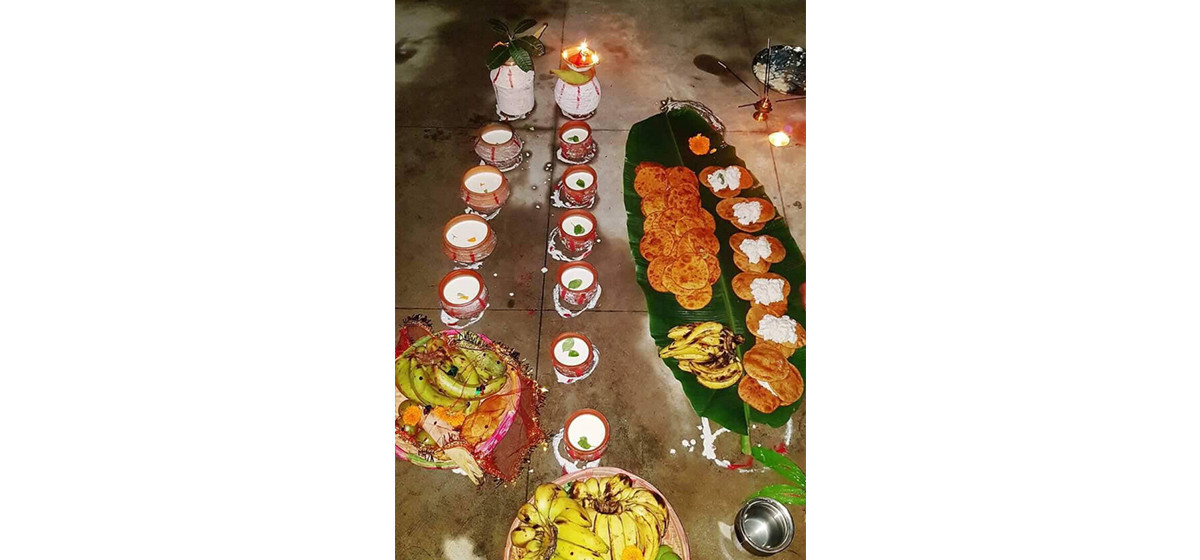 मिथिलाञ्चल क्षेत्रमा चौरचन पर्वको रौनक