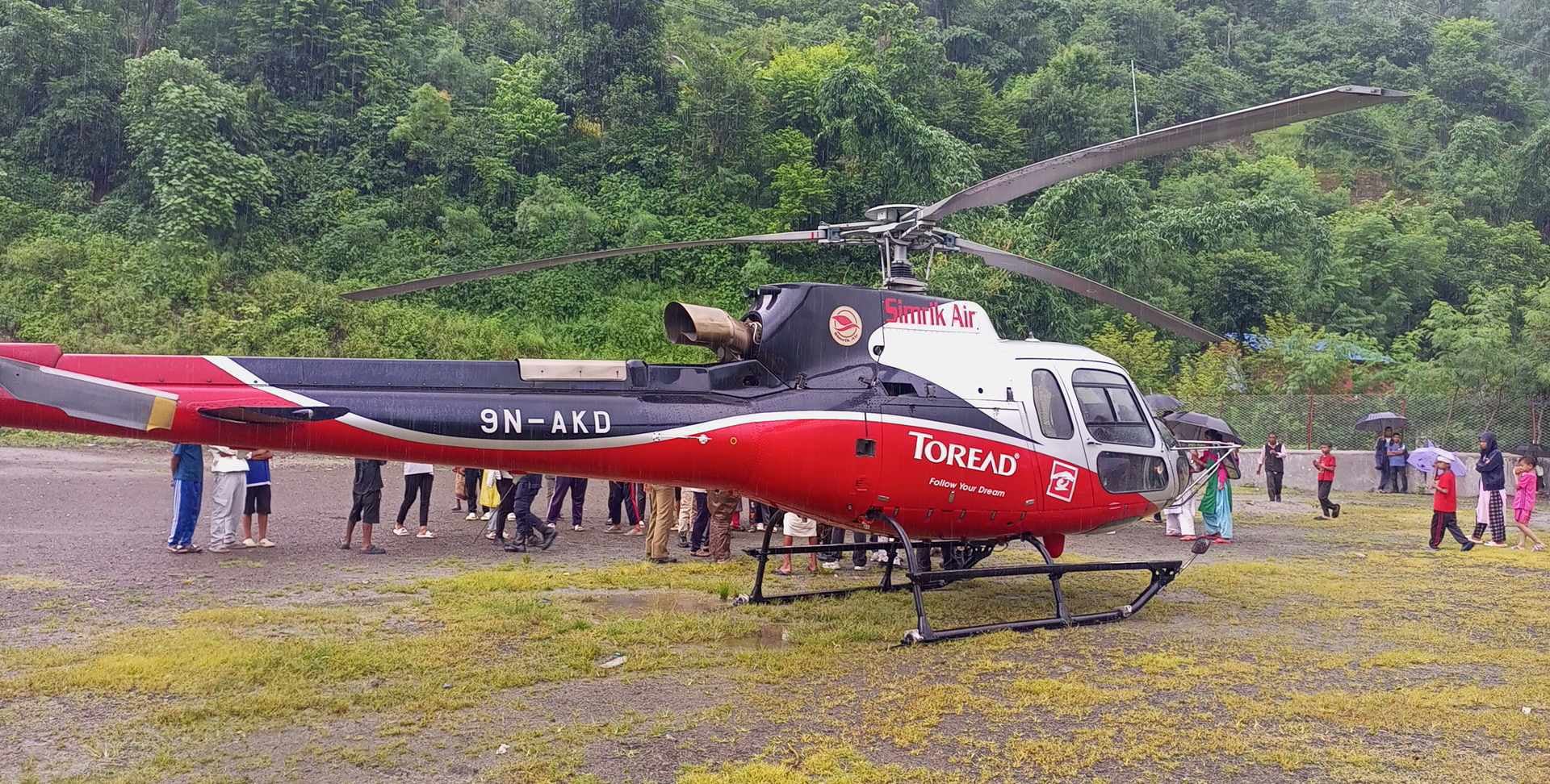 कर्णाली प्रदेशका मुख्यमन्त्री सवार हेलिकप्टर आकस्मिक अवतरण