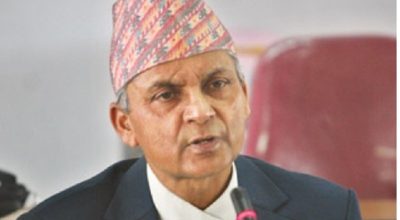 विजयादशमीले प्रगति र समृद्धि ल्याओस्: पूर्वअध्यक्ष रेग्मी