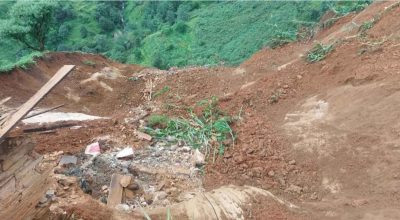 पर्वतको लाङ्दीमा पहिरोले घर पुरिँदा दम्पती बेपत्ता