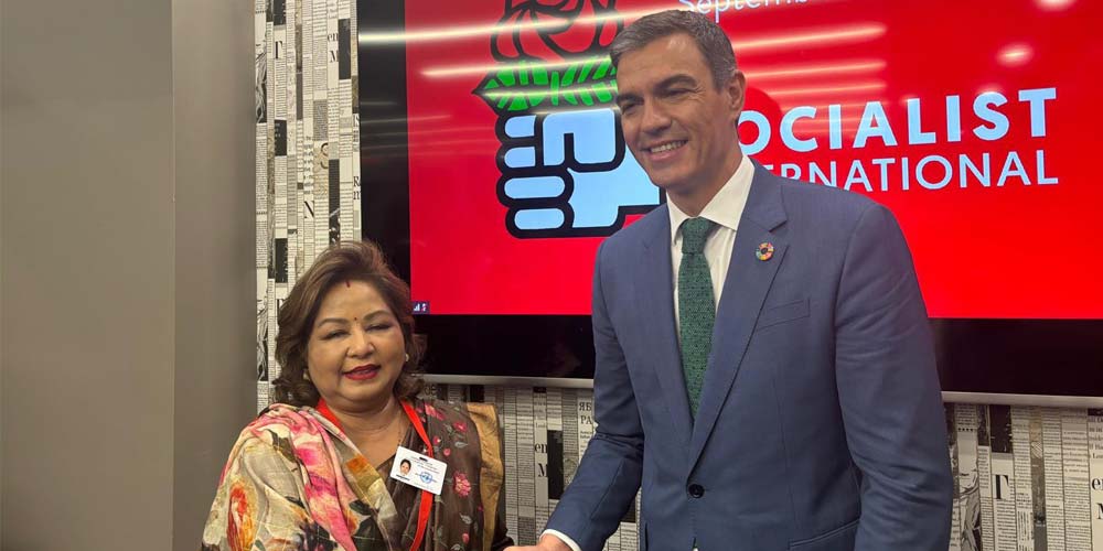 परराष्ट्रमन्त्री राणा र स्पेनका राष्ट्रपतिबीच भेटवार्ता