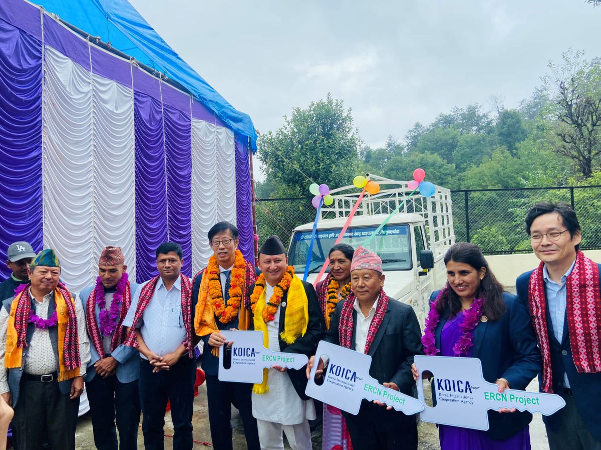 सिन्धुपाल्चोकको मानेखर्कमा कृषि उपज सङ्कलन केन्द्र स्थापना