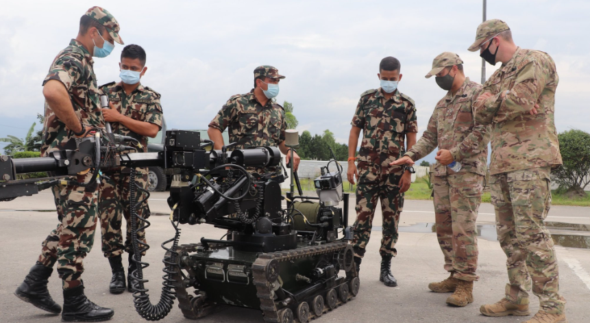 नेपाली सेना र अमेरिकी सेनाबीच विपद् प्रतिकार्य क्षमता अभिवृद्धि गर्न अभ्यास