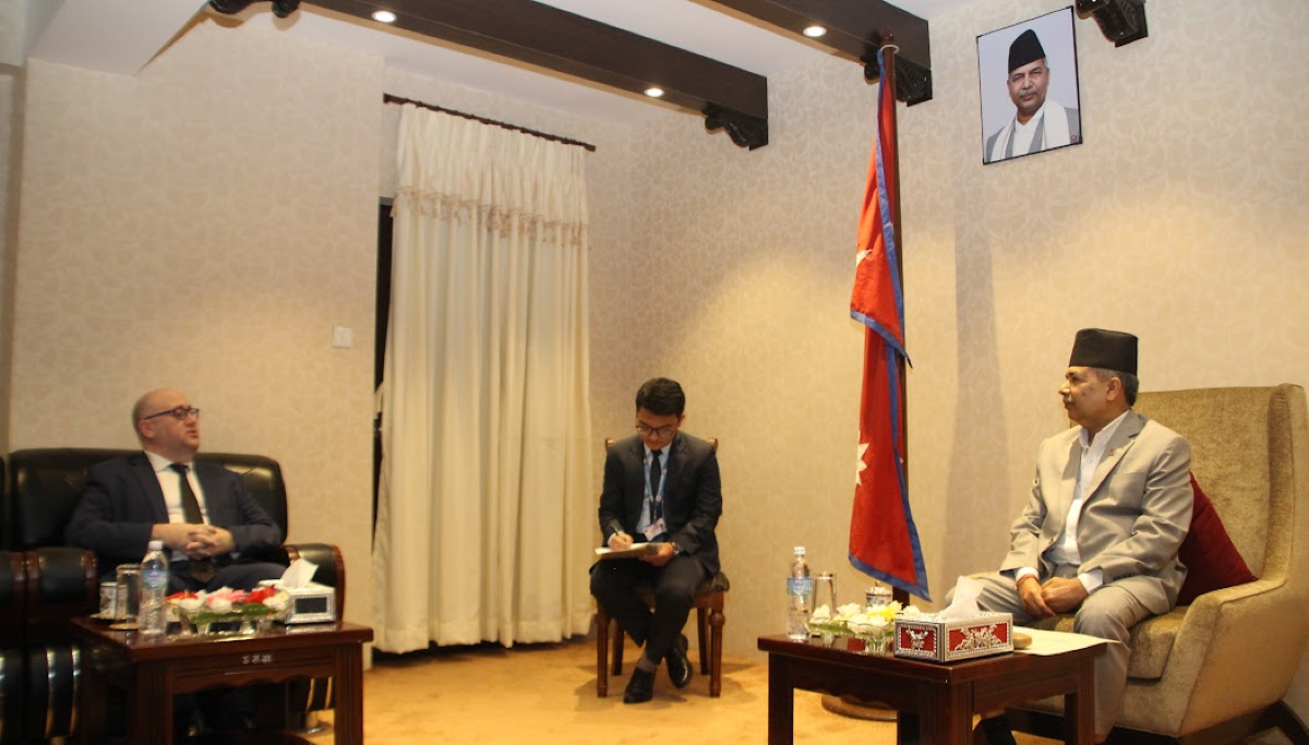 उपराष्ट्रपति यादवसँग माल्टाका राजदूत गौसीको शिष्टाचार भेट