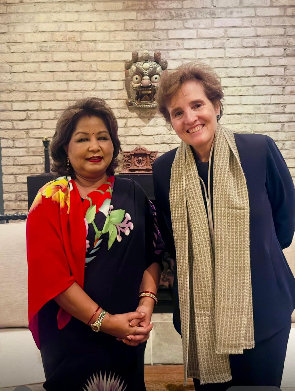 परराष्ट्रमन्त्री राणा र एमसीसी प्रमुख कार्यकारी एलिसाबीच भेटवार्ता