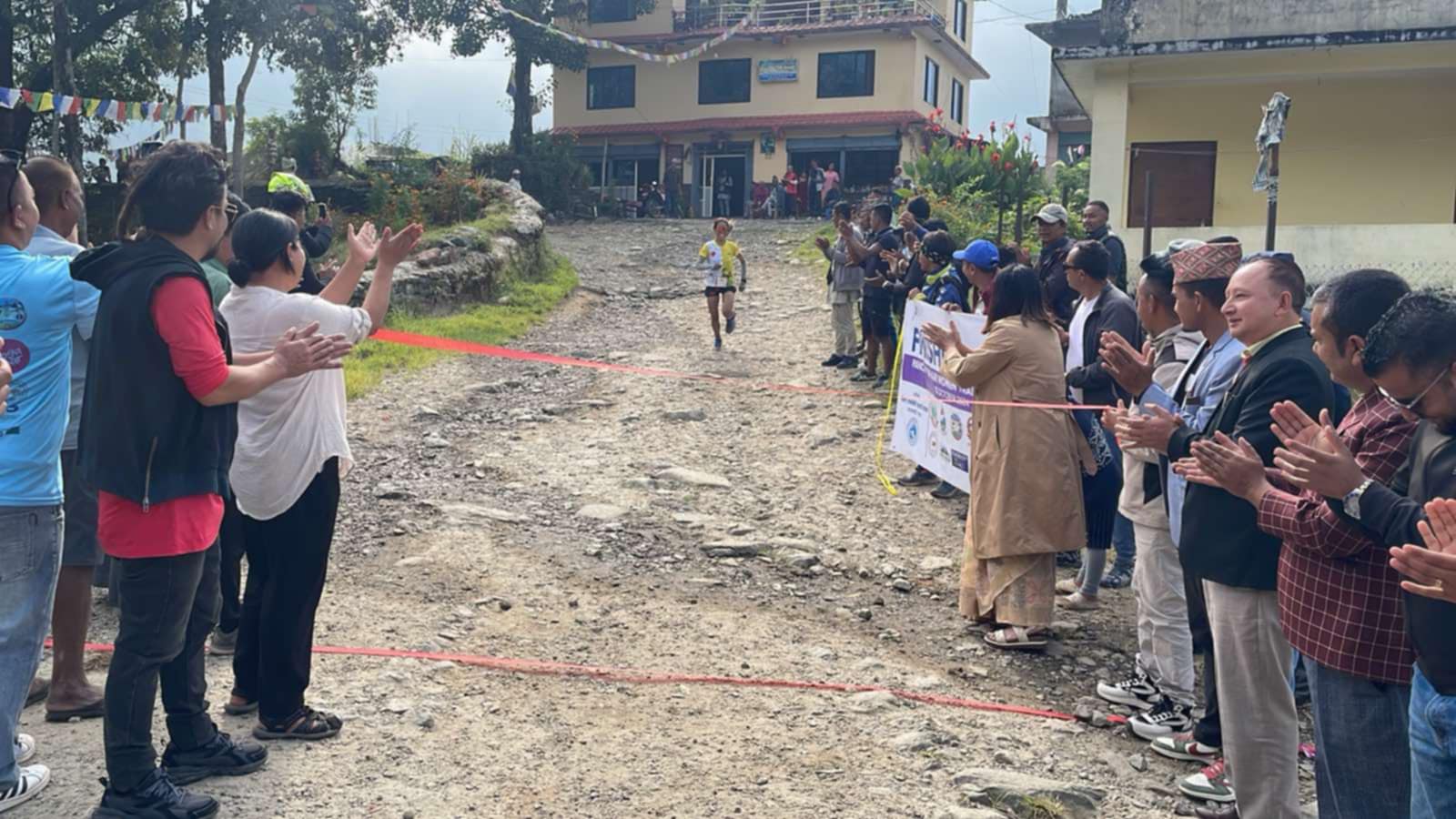 पाँचपोखरी महिला ट्रेल रेसमा निर्मला राई प्रथम