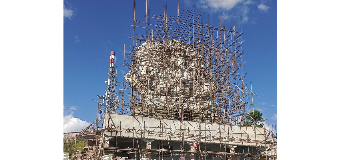 धार्मिक पर्यटकको नयाँ गन्तव्य सराङकोटको पञ्चमुखी गणेश मूर्ति