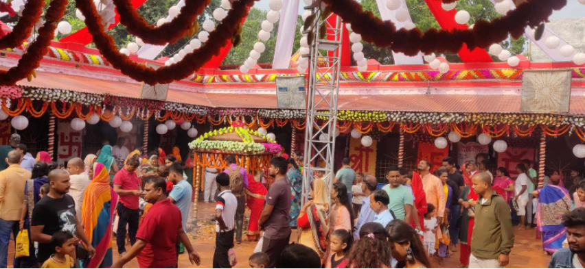 जनकपुरधामको राजदेवी मन्दिरमा १५ हजार बढी बोकाको बलि