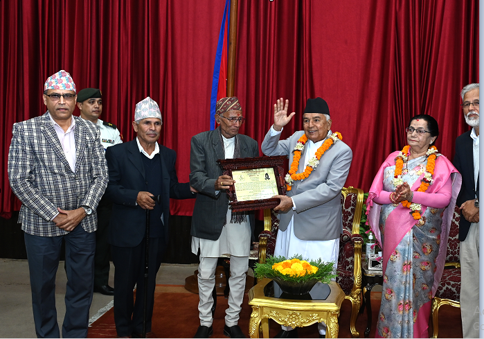 मुलुकले दिएको जिम्मेवारी पूरा गर्न कुनै कसर बाँकी राख्ने छैनः राष्ट्रपति