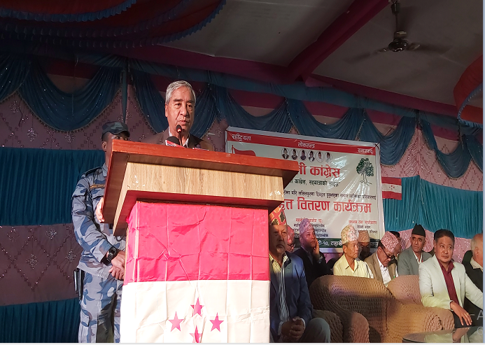 विपद्मा परेकालाई सहयोग गर्नेहरूको पार्टीले उच्च मूल्याङ्कन गर्नेछः सभापति देउवा