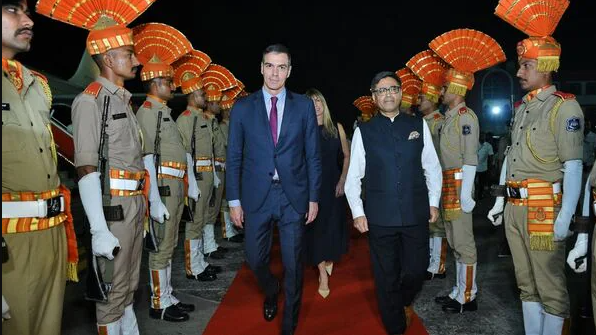 व्यापारिक सम्बन्ध बिस्तारका लागि स्पेनी प्रधानमन्त्री सान्चेज भारत भ्रमणमा