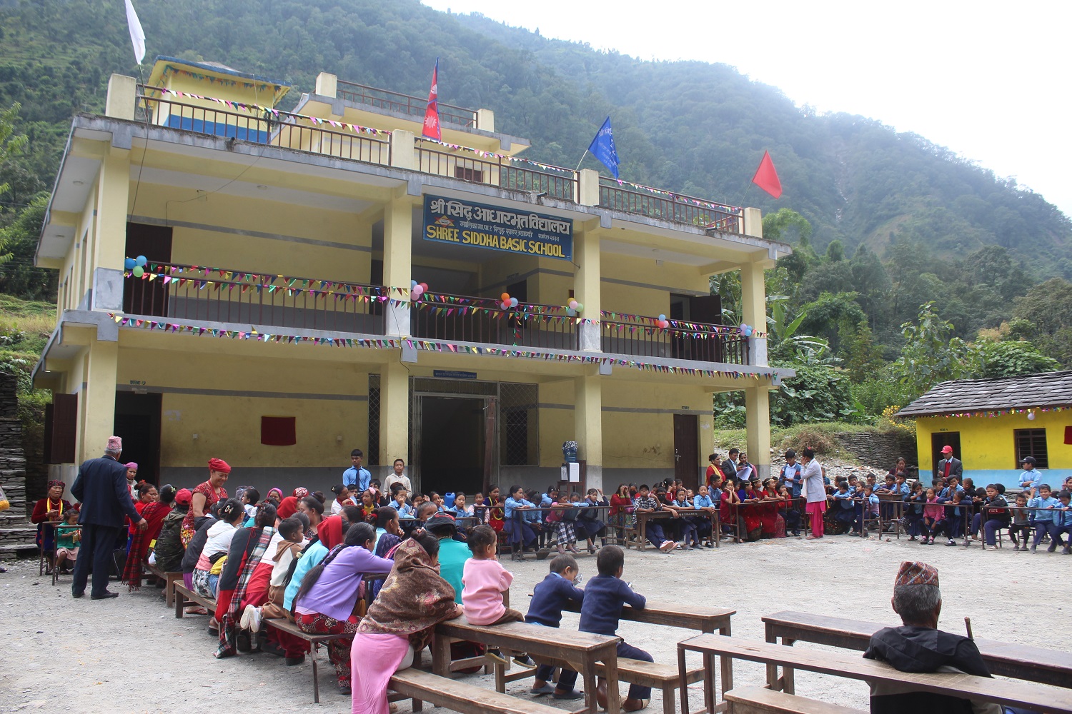 म्याग्दीको मालिकामा स्थापनाको चार दशकपछि विद्यालयको पक्की भवन