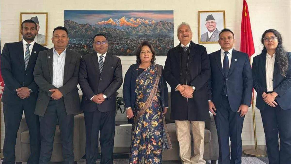 परराष्ट्रमन्त्री राणा छन्दुस्थित महावाणिज्यदूतावासमा