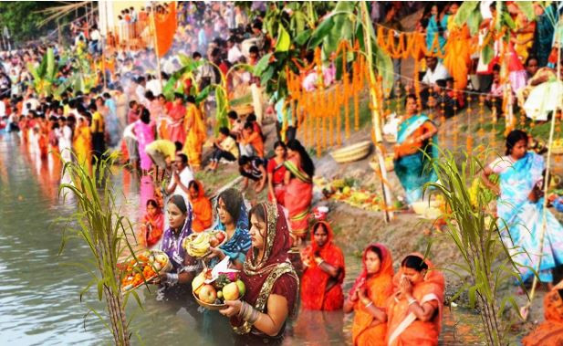 आज वासन्ती छठ पर्वको व्रत र सझियाघाट