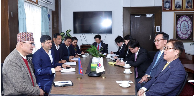 कोरिया सरकारका परराष्ट्रमन्त्रीका विशेष दूतद्वारा उच्चस्तरीय भेटवार्ता