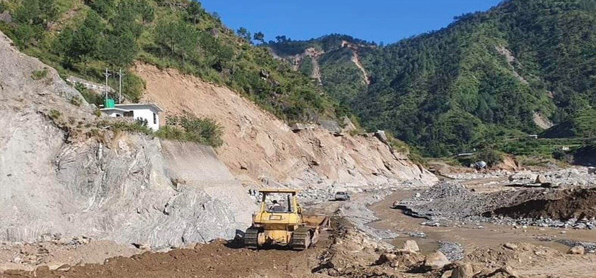 अवरुद्ध बिपी राजमार्ग पुनः सञ्चालनमा