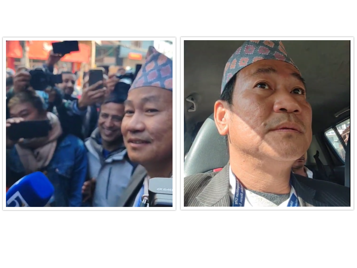 धरानका लागि खानेपानी माग्न हर्क साम्पाङ्ग सिंहदरबारमा