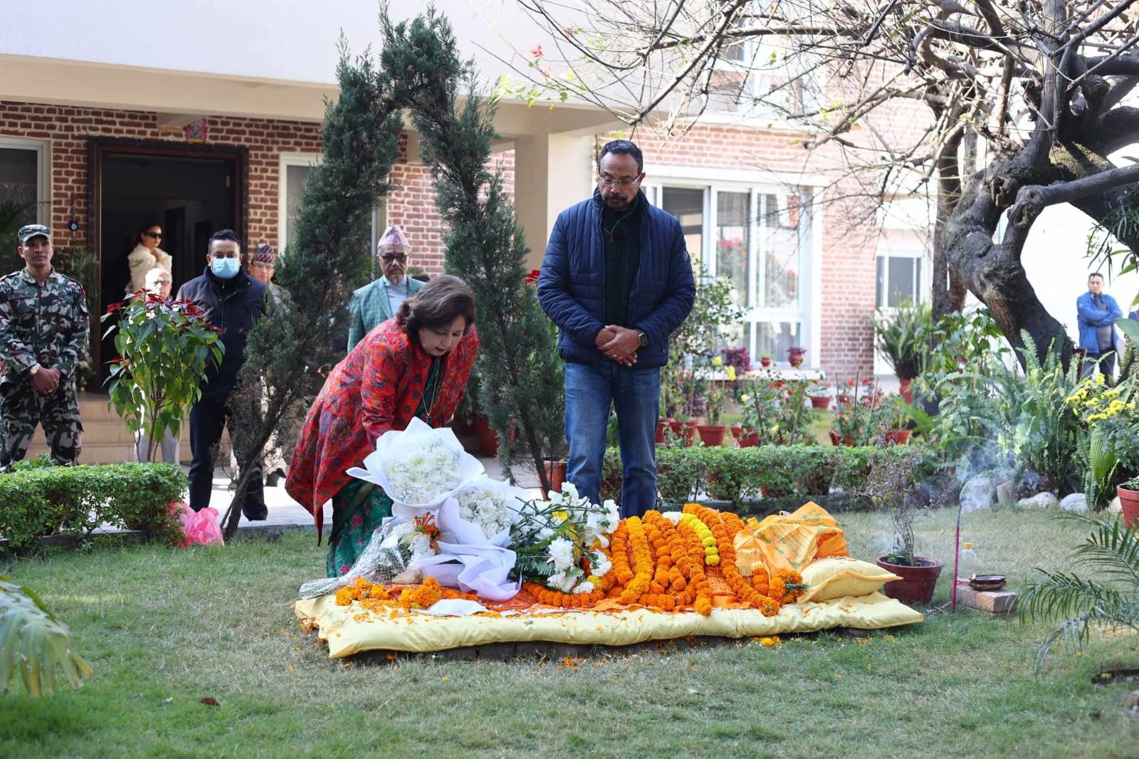 परराष्ट्रमन्त्री राणाद्वारा प्रथम महिला राजदूत शाहप्रति श्रद्धाञ्जली अर्पण