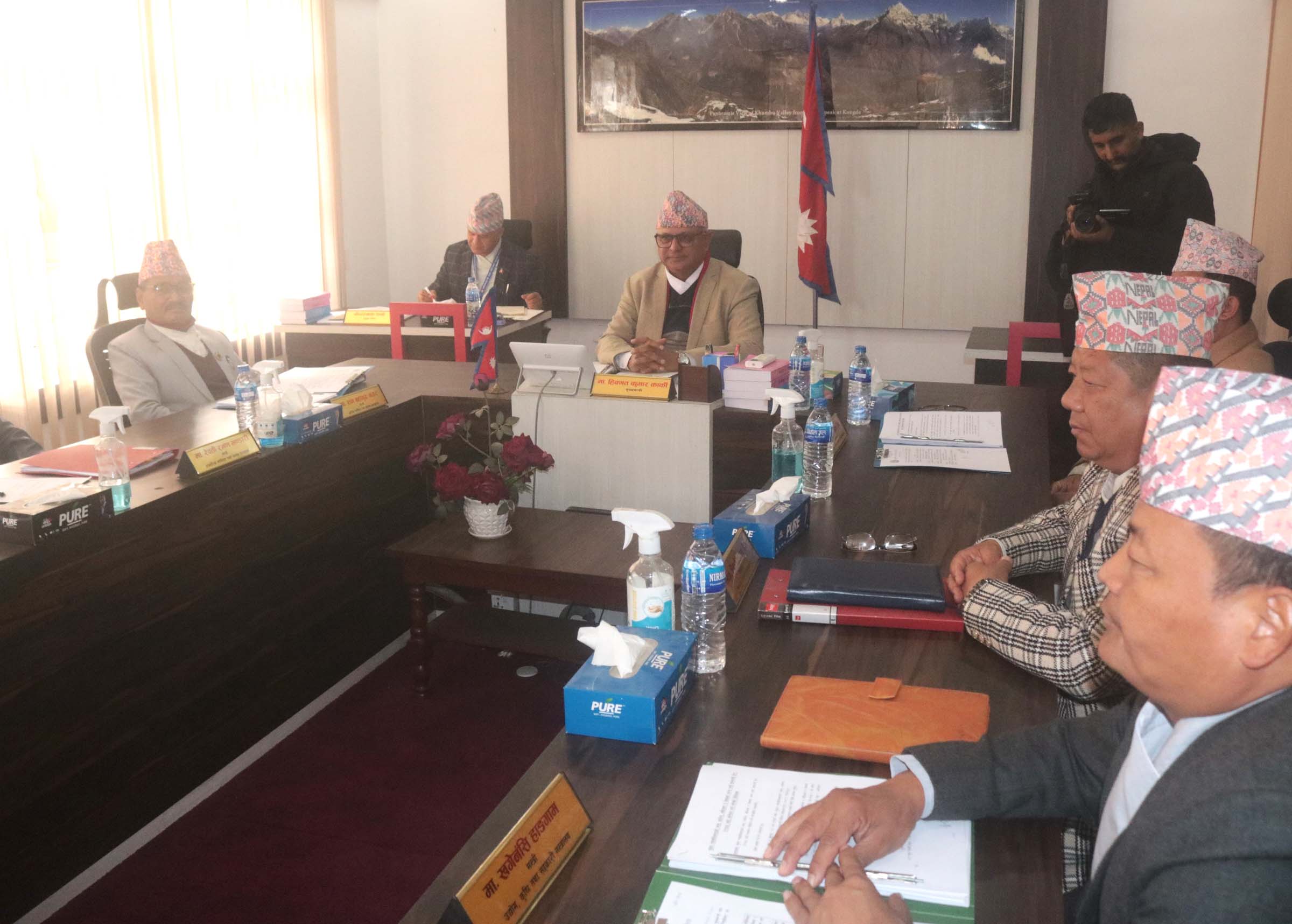 कोशी प्रदेश सरकारले आगामी वैशाखमा लगानी सम्मेलन गर्ने