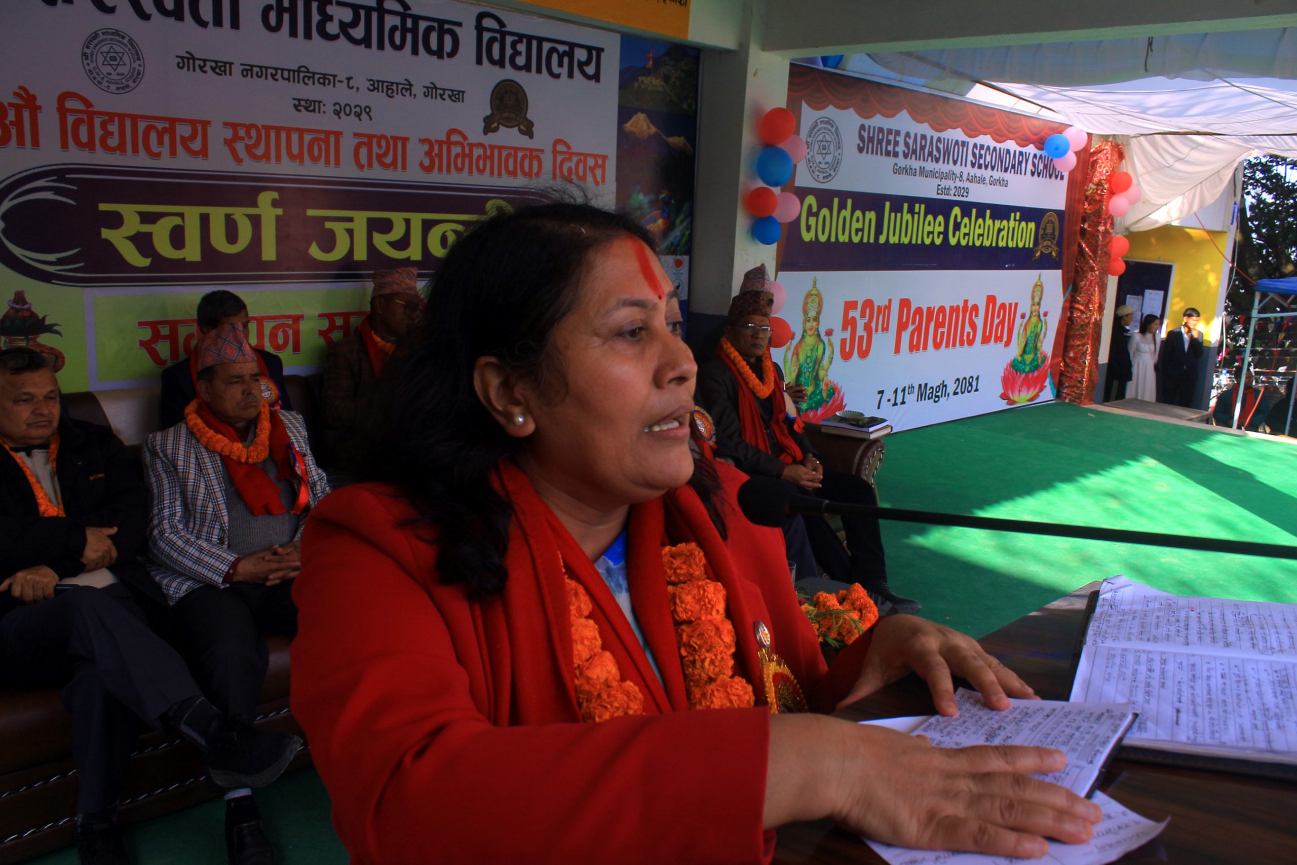 गोरखा पुगेर शिक्षामन्त्री भट्टराईले भनिन्, ‘अब बिगतका जस्तो पढ्न पाएर मात्र हुँदैन’