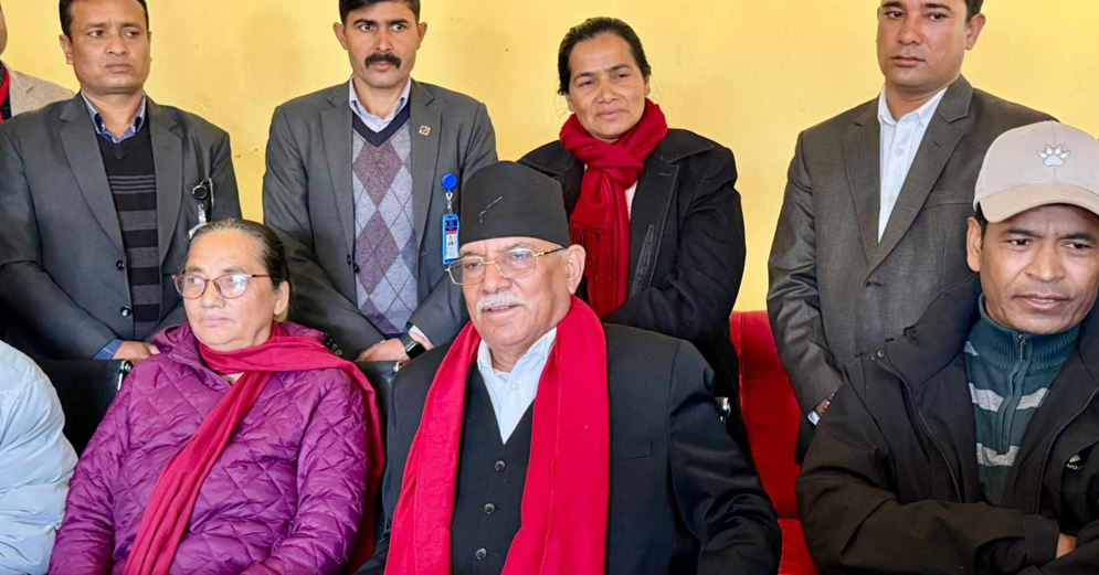कांग्रेससँग सत्ता साझेदारीका विषयमा कुरा भएको छैनः प्रचण्ड