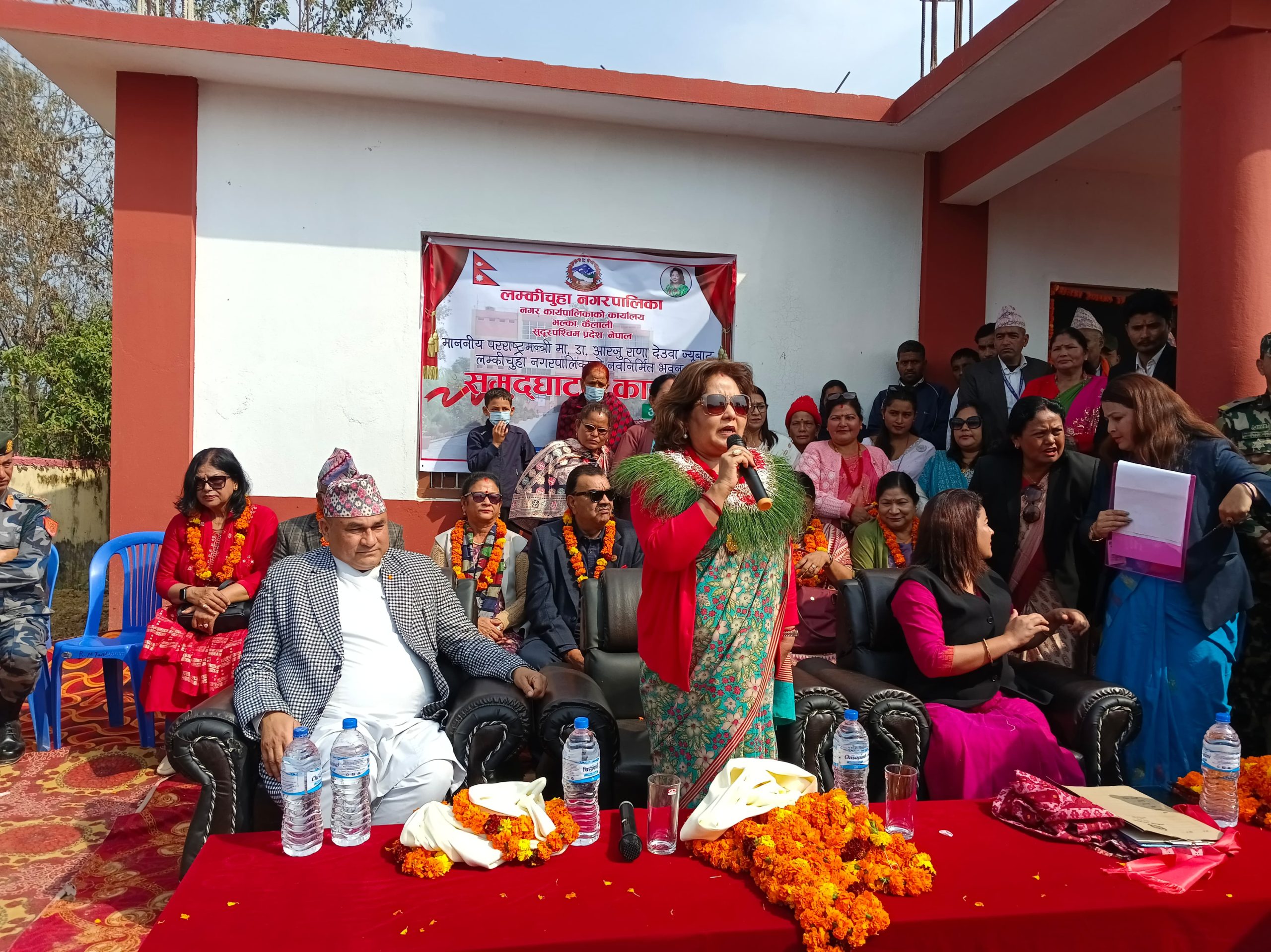 चिसापानी–गड्डाचौकी सडकखण्ड ६ लेनको बन्छ : परराष्ट्रमन्त्री राणा