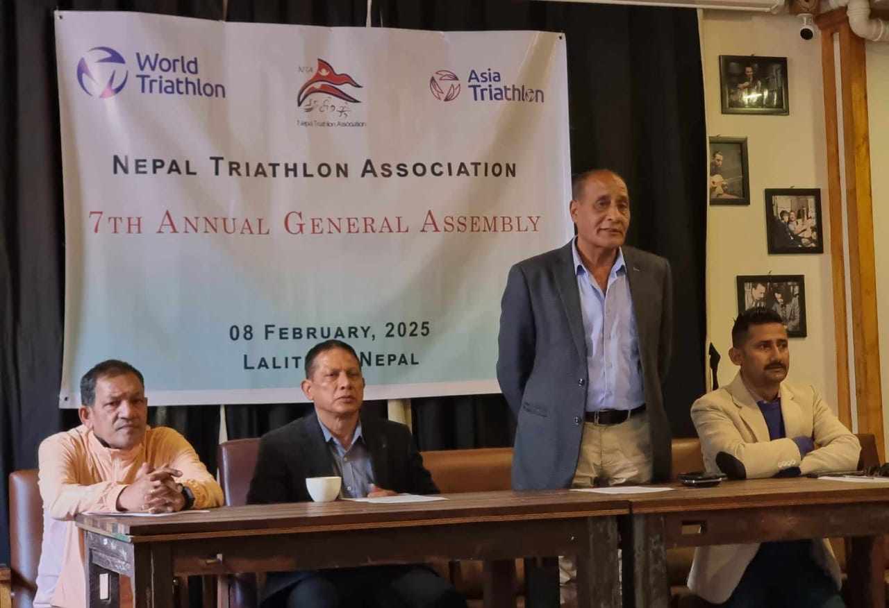 ट्राइयाथलनको सातौं वार्षिक साधारण सभा सम्पन्न