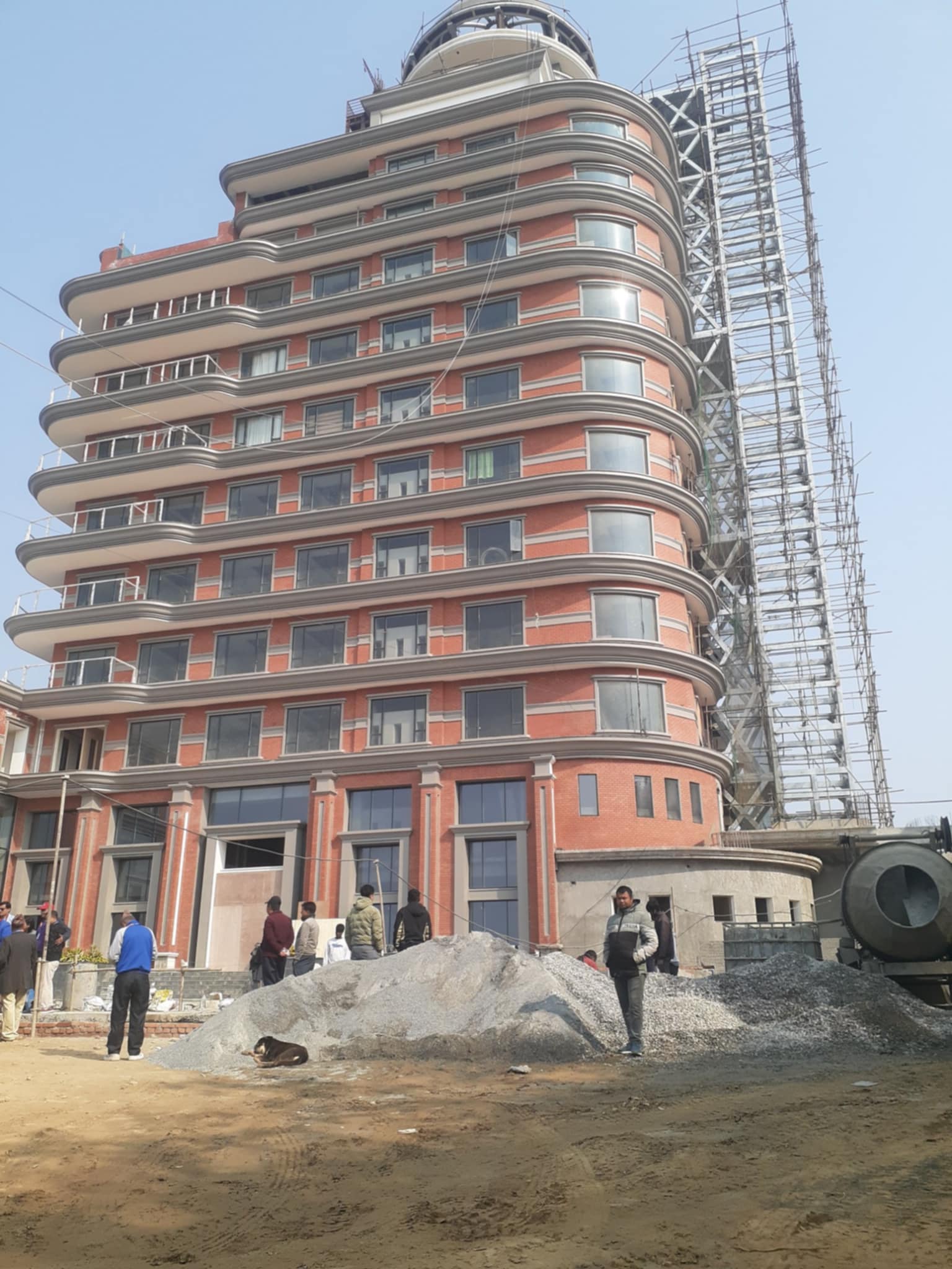 होटल बन्दीपुर हिल निर्माण अन्तिम चरणमा