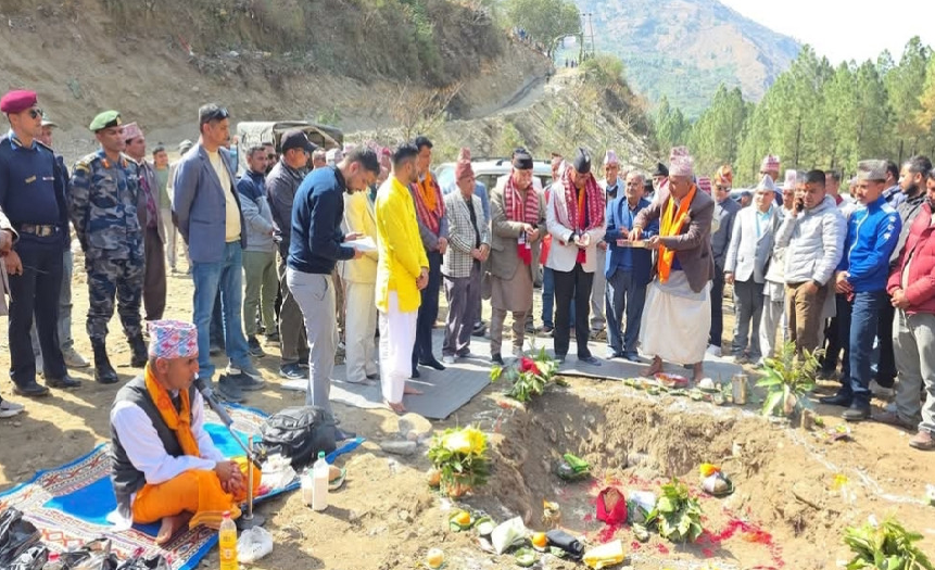 दार्चुलामा मध्यचमेलिया जलविद्युत् आयोजनाको शिलान्यास