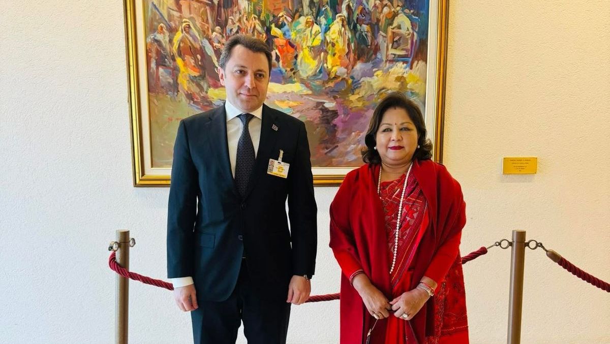 परराष्ट्रमन्त्री राणा र अजरबैजानका विदेशराज्यमन्त्रीबीच भेटवार्ता