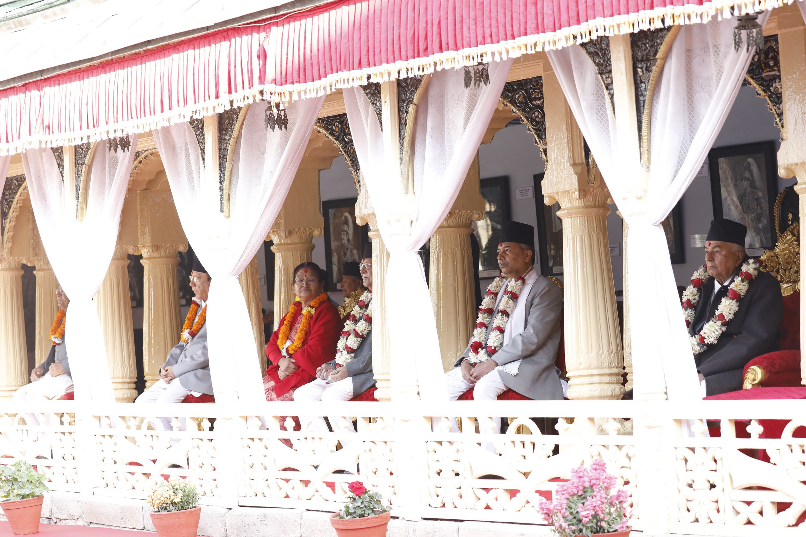 हनुमानढोकाको नासल चोकमा राष्ट्रपतिद्वारा वसन्त श्रवण