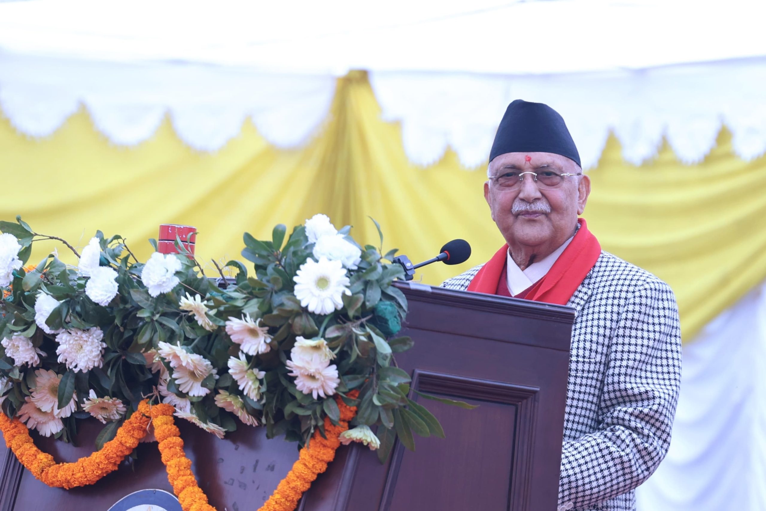प्रधानमन्त्री ओलीलाई मुख्यमन्त्री कँडेलको निमन्त्रणापत्र
