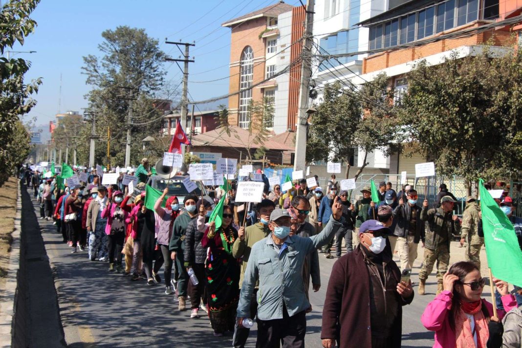 ब्रिटिश गोर्खा भूतपूर्व सैनिकहरुको प्रदर्शन, सर्वोच्चको आदेश कार्यान्वयनको माग
