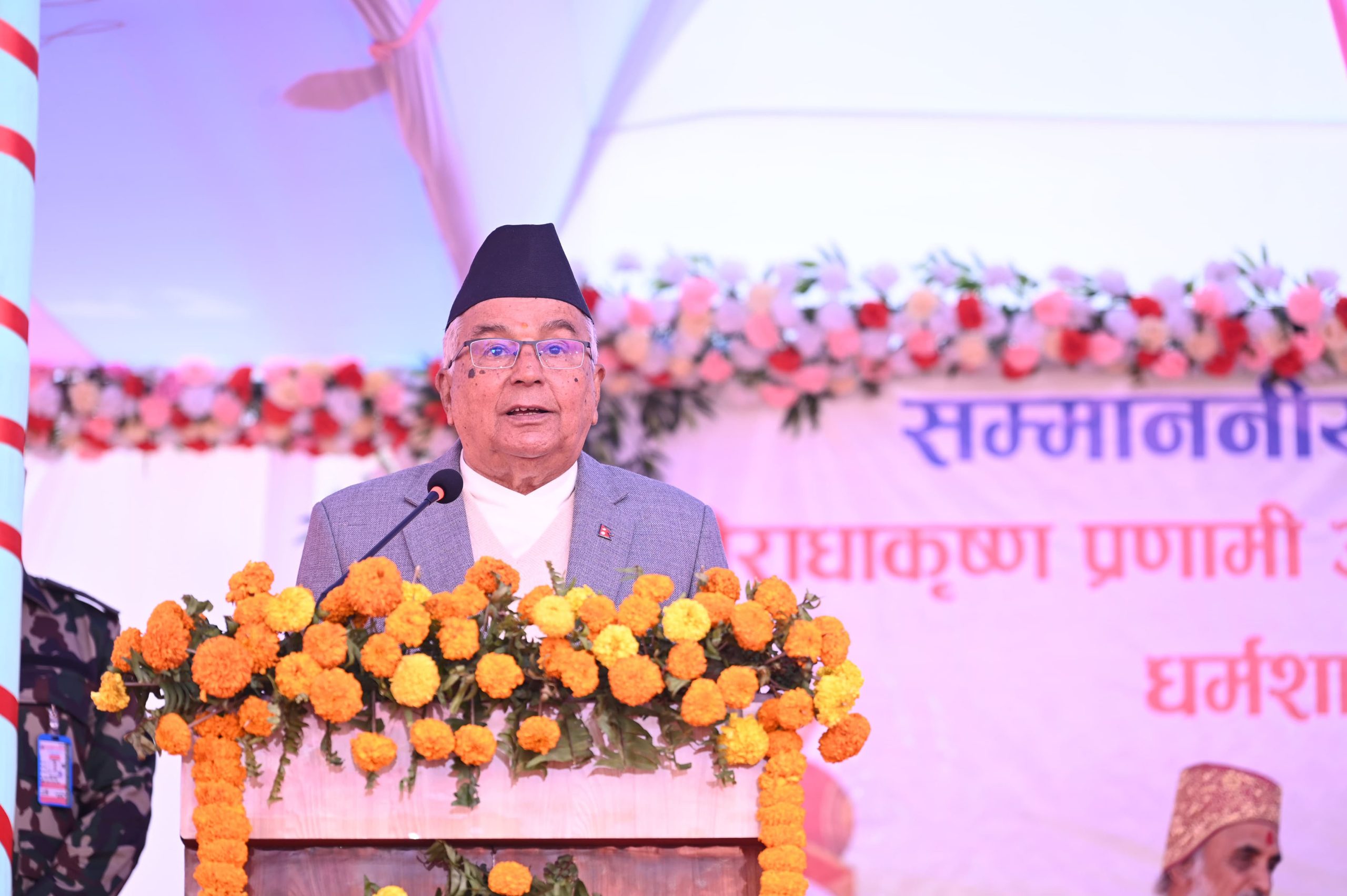 सबै धर्म र सम्प्रदायको लक्ष्य मानव सेवाः राष्ट्रपति पौडेल