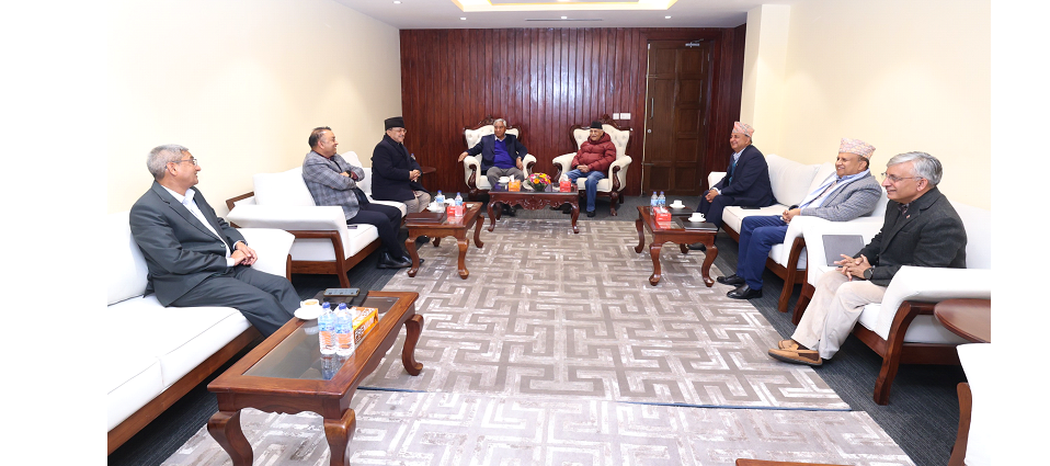 प्रधानमन्त्री निवासमा उच्चस्तरीय राजनीतिक संयन्त्रको बैठक