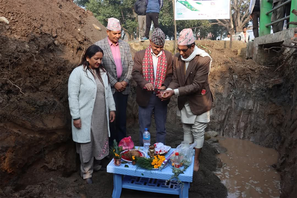 बुलबुले उद्यानमा नयाँ ताल निर्माण सुरु, मुख्यमन्त्री कँडेलले गरे शिलान्यास 