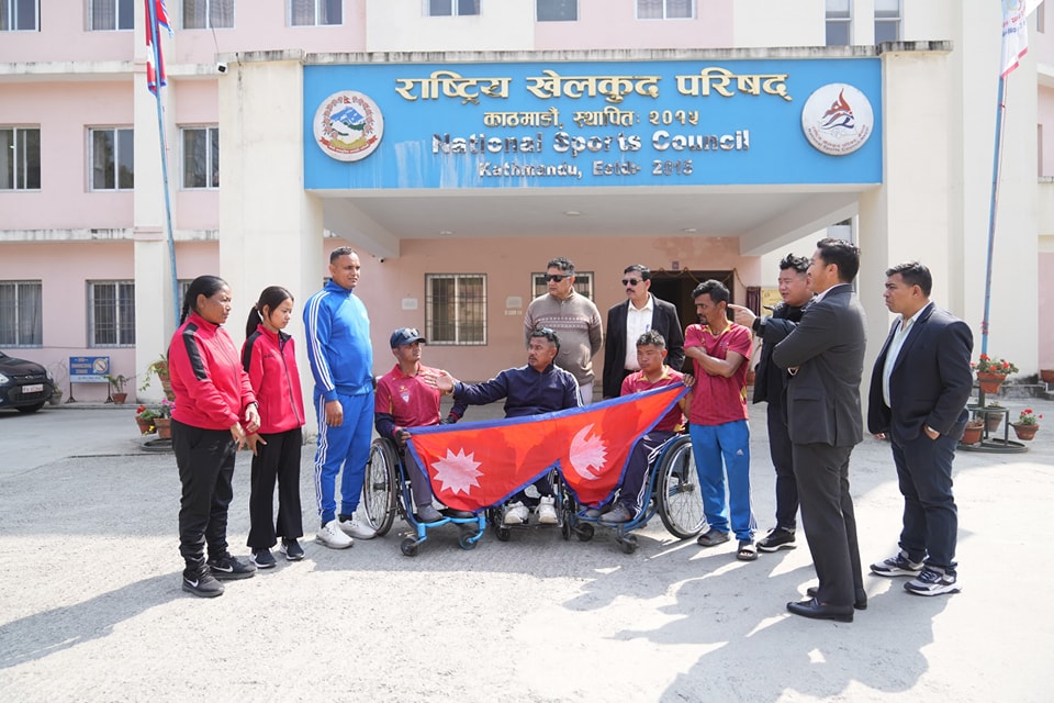 पाराएथलेटिक्स टोली भारत जाँदै